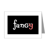 Fangy Notecards Button